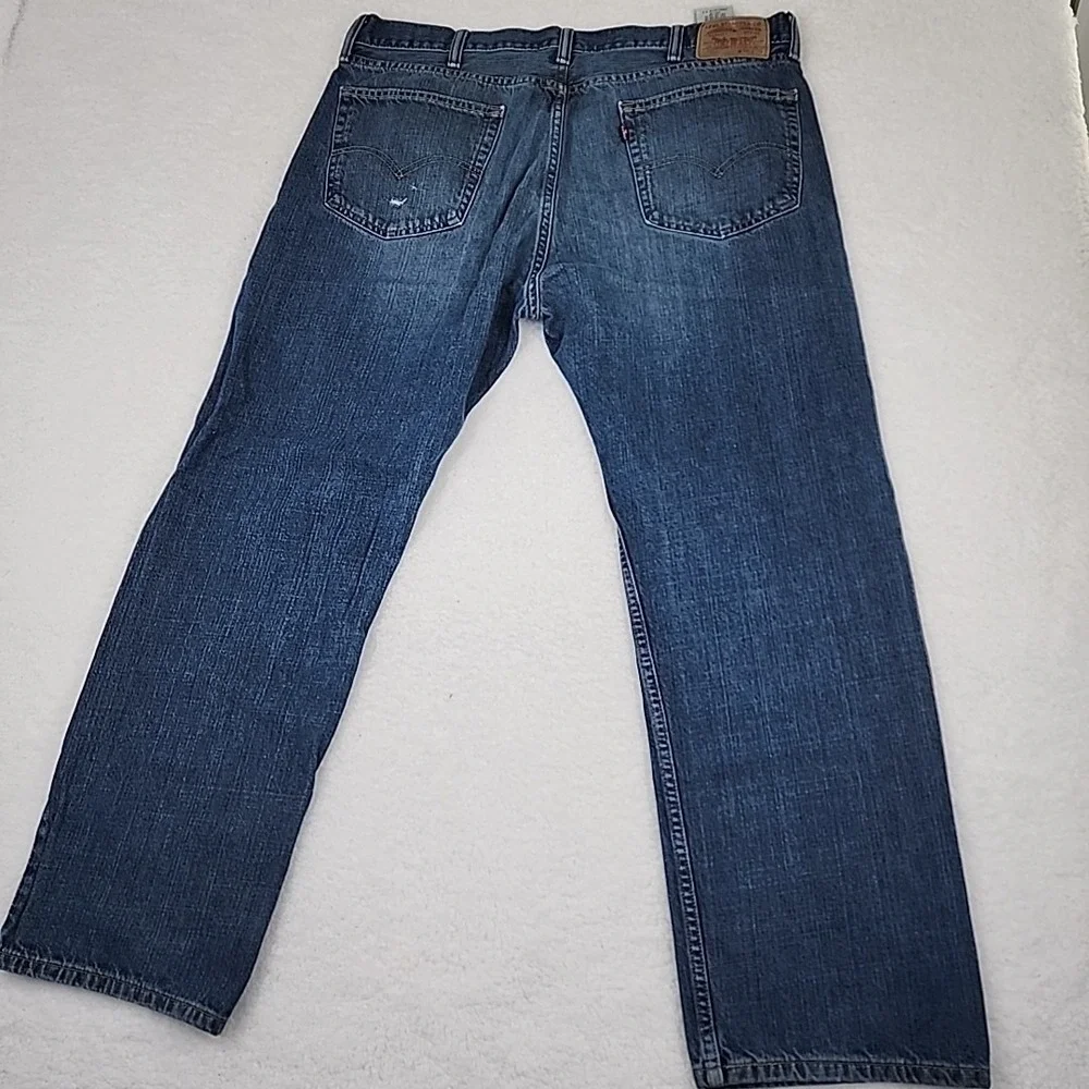 Levi's 505 Jeans Men's 40x30 Blue‎ Medium Wash Straight Fit Classic